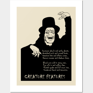 Creature Feature T-Shirt Posters and Art